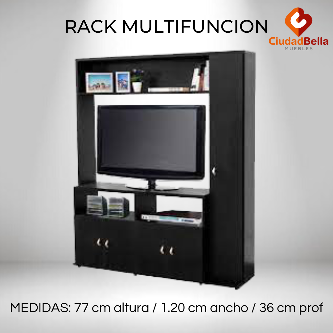 Modular rack multifuncion LCD 55" Mod 556 platinum