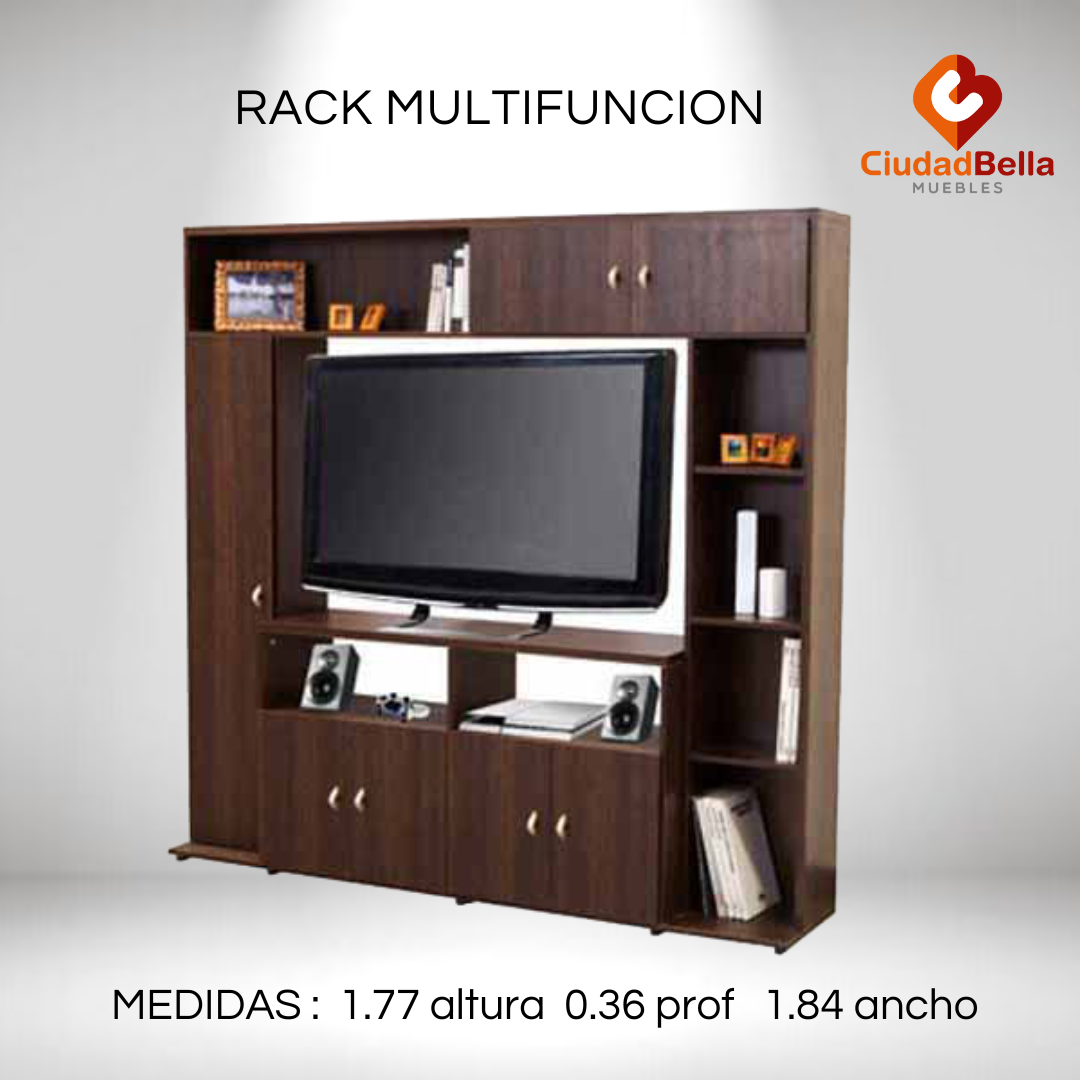 Modular rack multifuncion hasta 55″ Mod 557 platinum