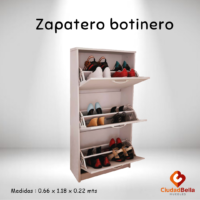Zapatero 3 puertas Mod 930 platinum