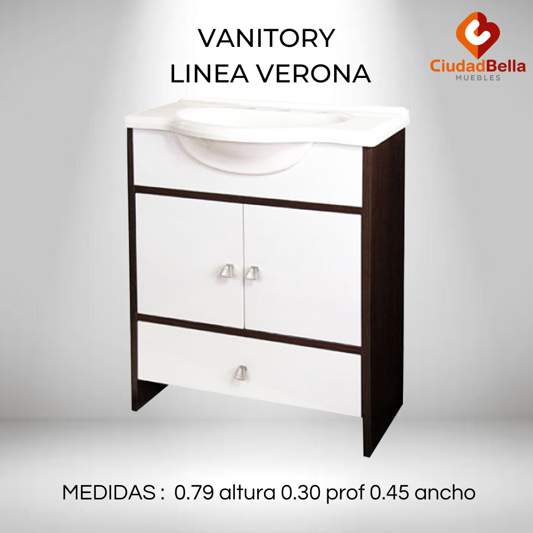Vanitori Verona 0,45 m con patas Itar