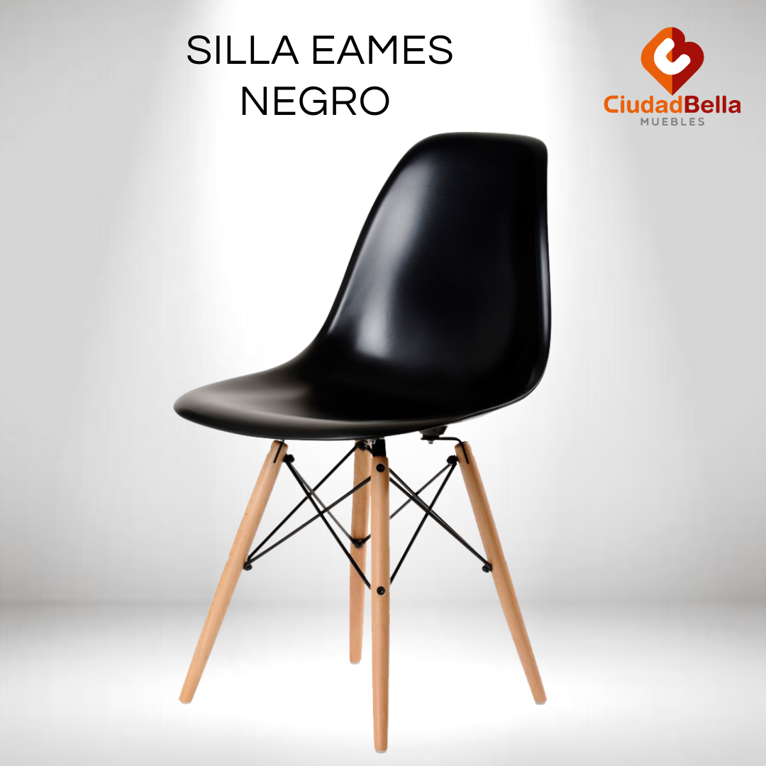 SILLA EAMES NEGRA