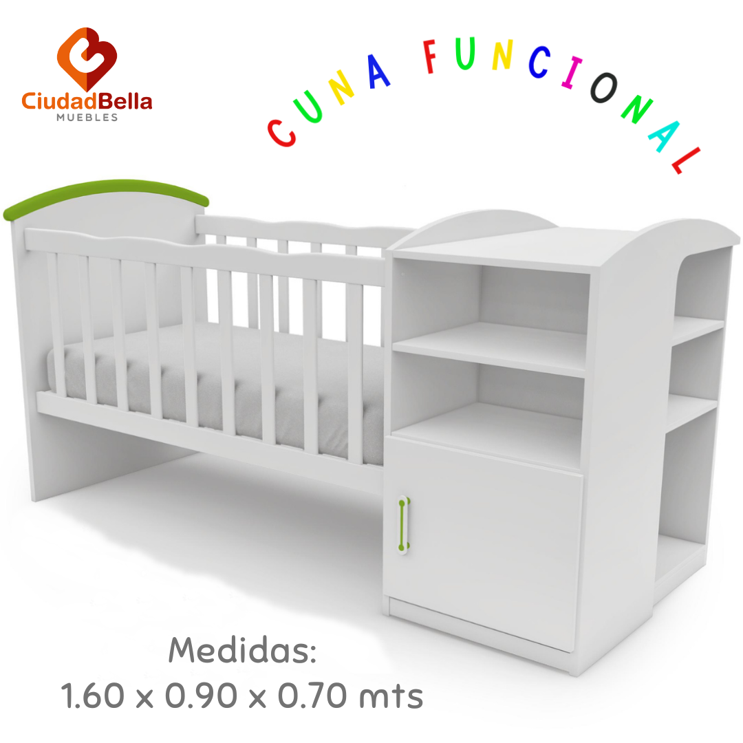 CUNA CON PUERTA Y ESTANTE LA ESPERANZA