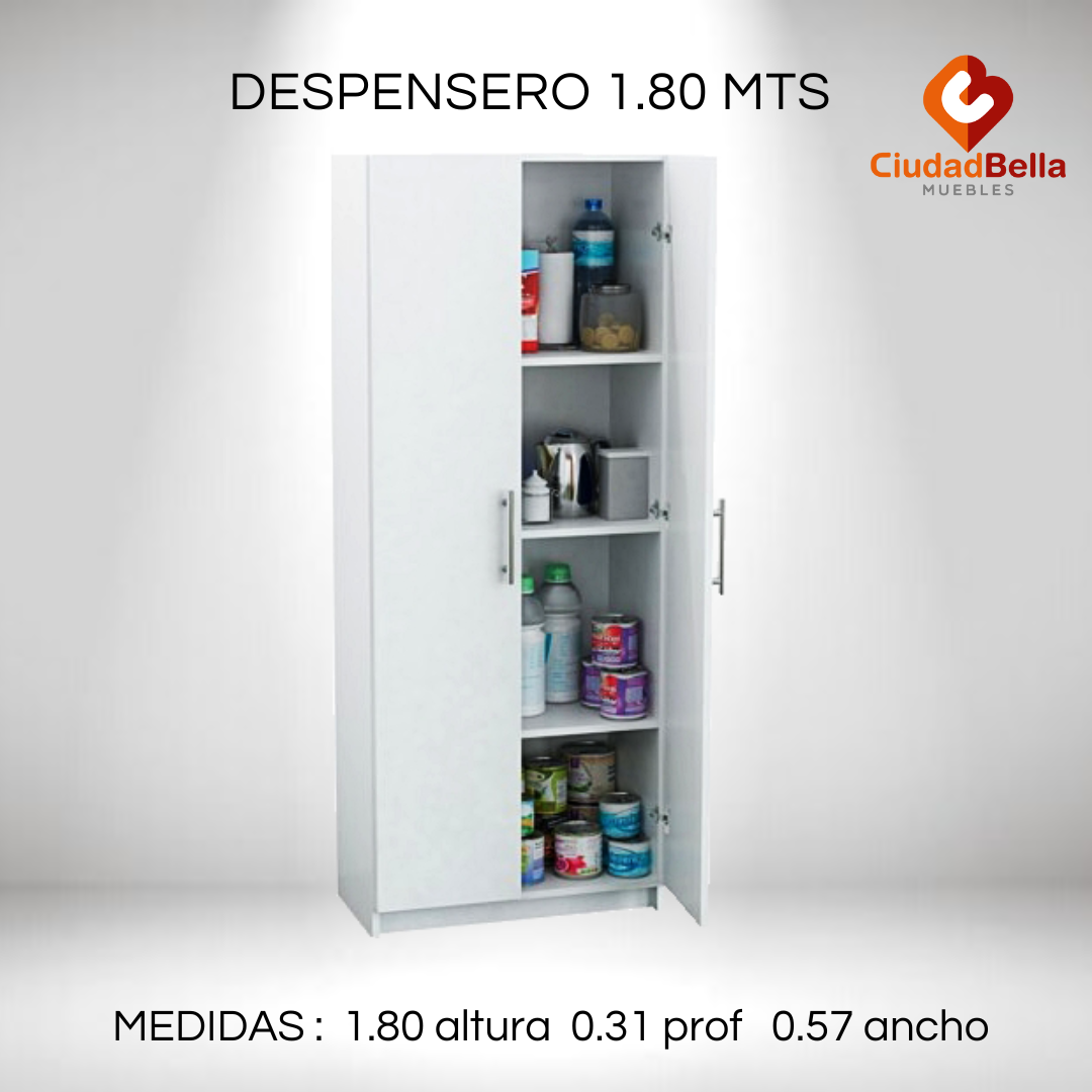 Despensero Organizador Mueble De Cocina Mosconi 1,80 Mts.