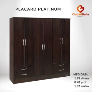 PLACARD 6 PUERTAS 4 CAJONES