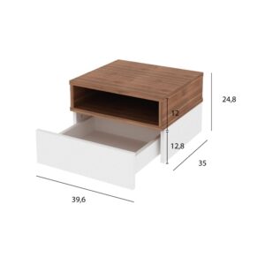 MESA DE LUZ DESAYUNADOR MALDIVAS MLDF (X2)