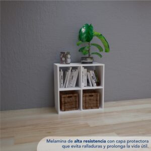 ESTANTERIA CUBO 4 ESPACIOS