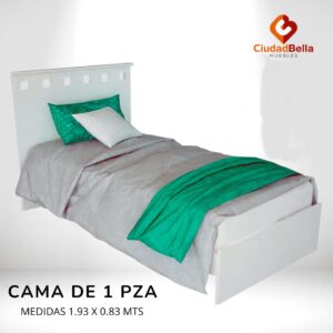 CAMA DE 1 PLAZA SERIE 5 (OFERTA ESPECIAL )