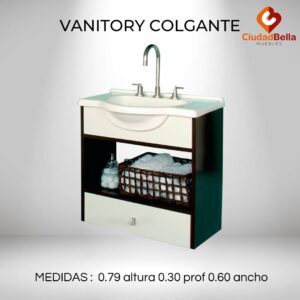 VANITORY COLGANTE 60 CM