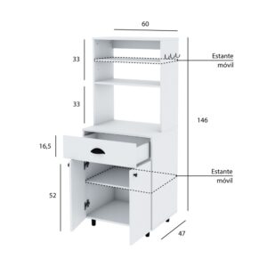 MUEBLE PARA NMICROONDAS KP50