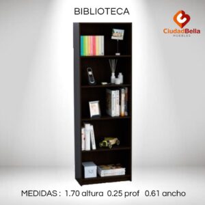 BIBLIOTECA ORGANIZADOR 5 ESTANTES