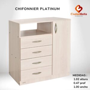 CHIFONIER 4 CAJONES 1 PUERTA